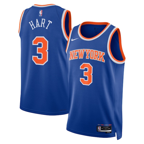Josh Hart New York Knicks Nike Unisex Swingman Jersey - Icon Edition - Blue