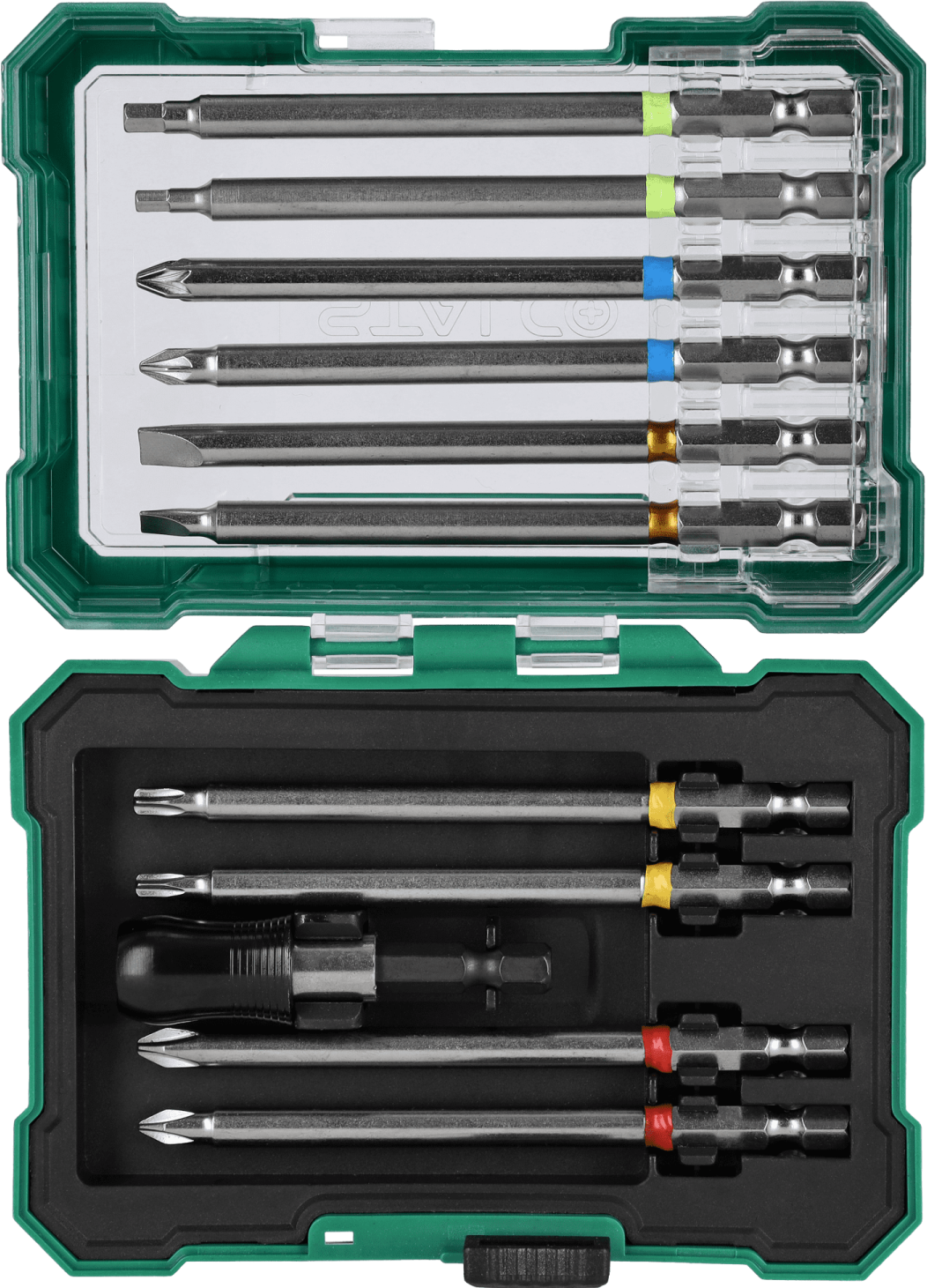 Zestaw bitów i akcesoriów 1/4” 11 el. STALCO S-13720