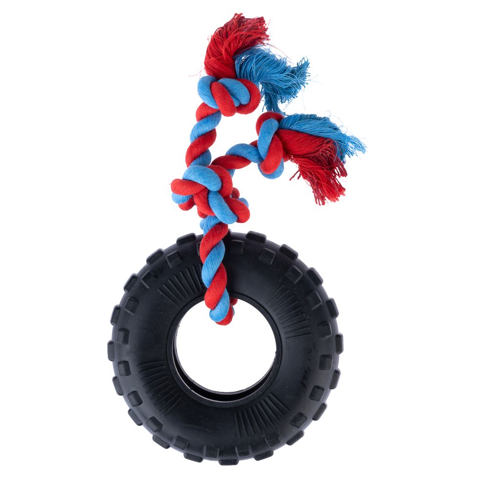 TIAKI Rubber Tyre with Rope