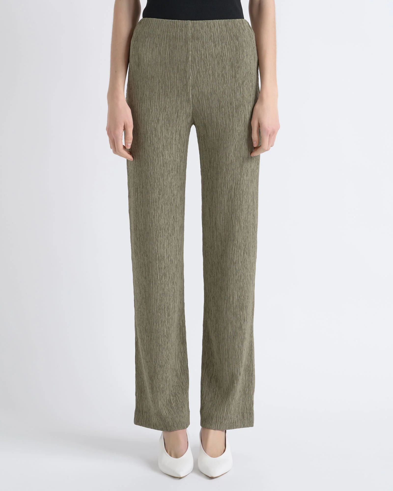 Textured Fitted Pant