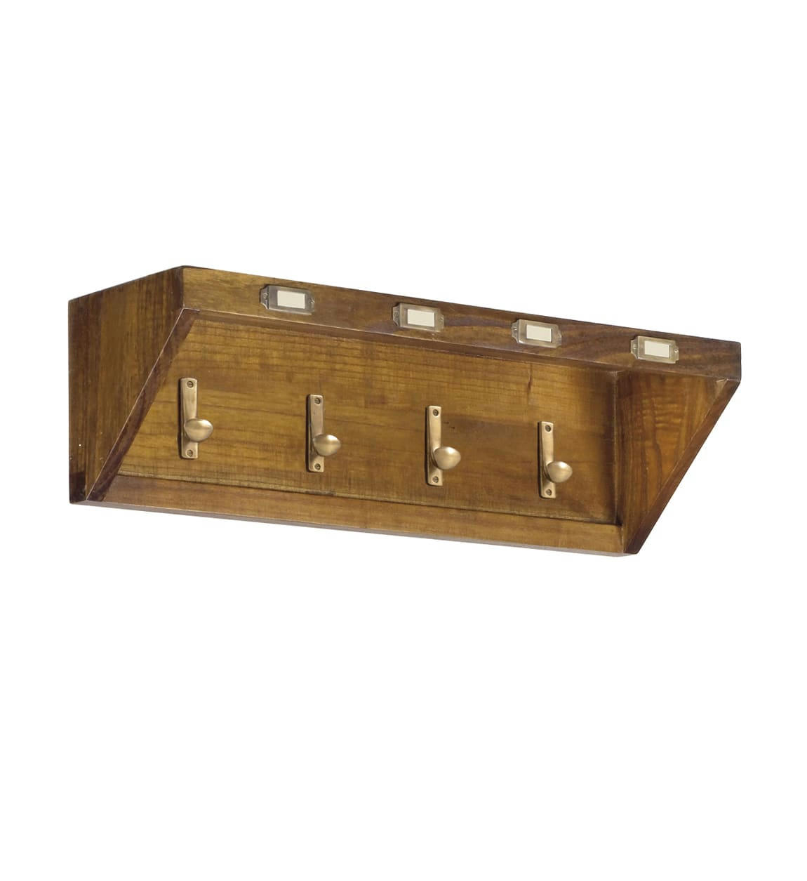 STAR - Porte-manteau mural  en bois marron L70