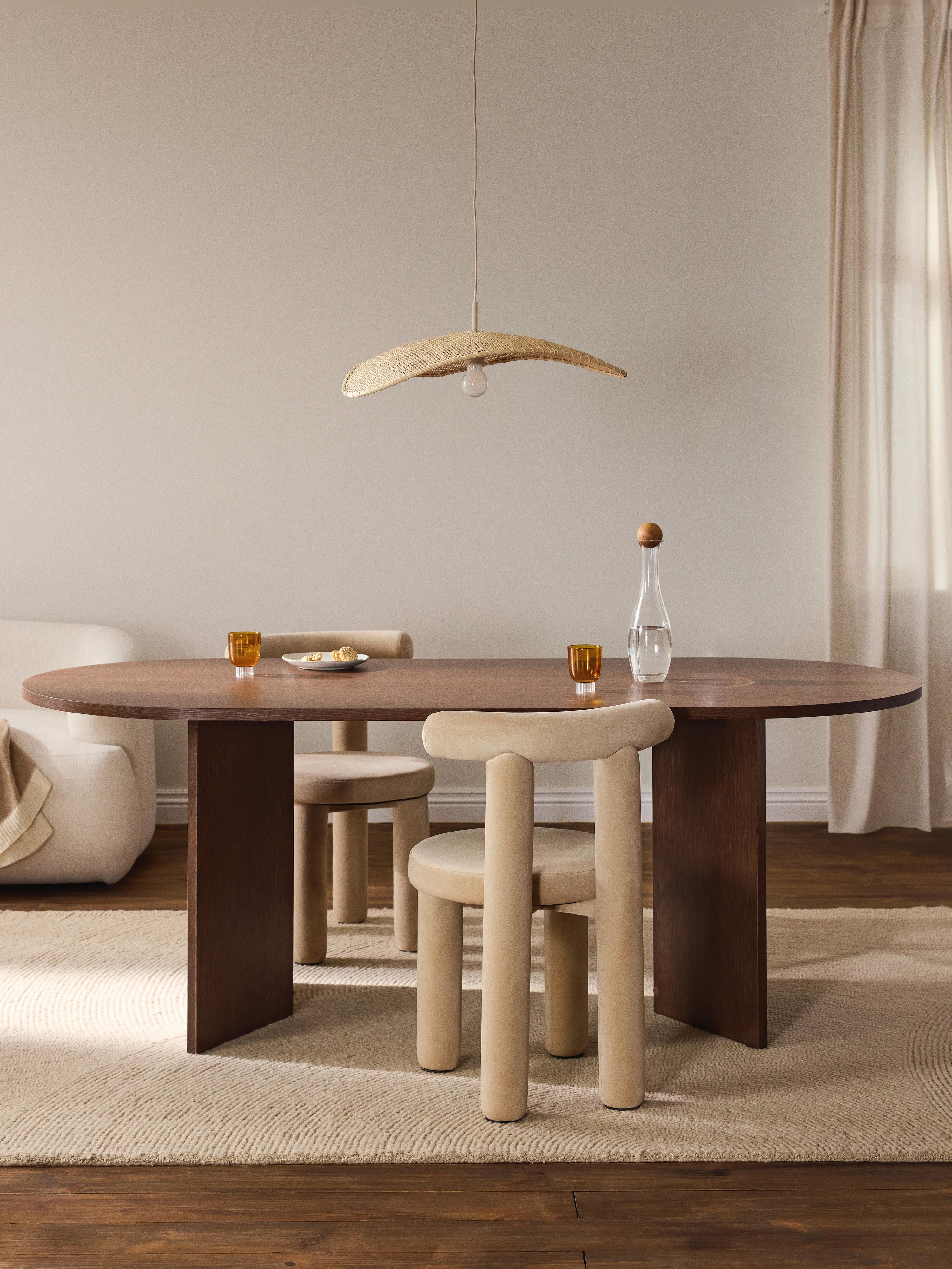 Ovaler Holz-Esstisch Toni, in verschiedenen Größen