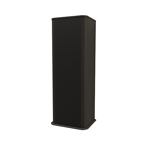 Colonne de salle de bains à suspendre 1 porte H.123 cm, noir mat, IDRA