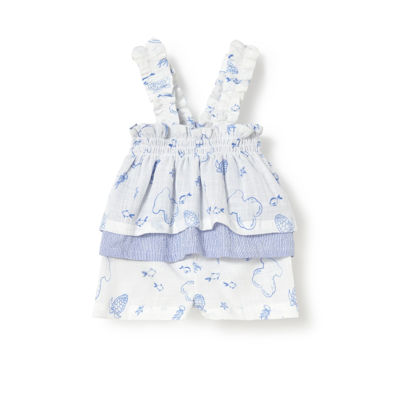 Conjunto de bebé niña Nautic azul
