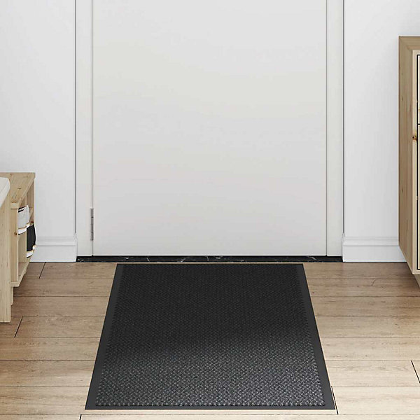 Paillasson noir 60x180 cm vidaXL