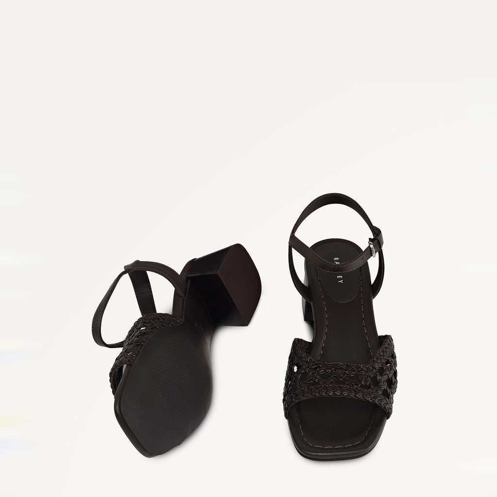 The Camden - Low Block Weave Sandal