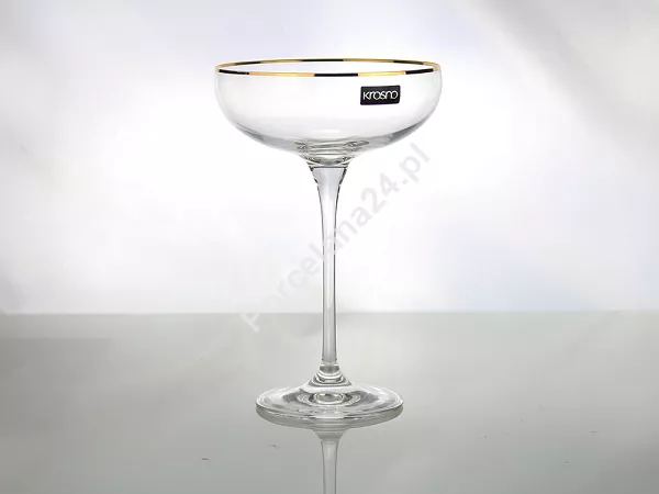 Kpl. kieliszków do szampana 240 ml (6 szt.) Krosno - Harmony Gold B575G