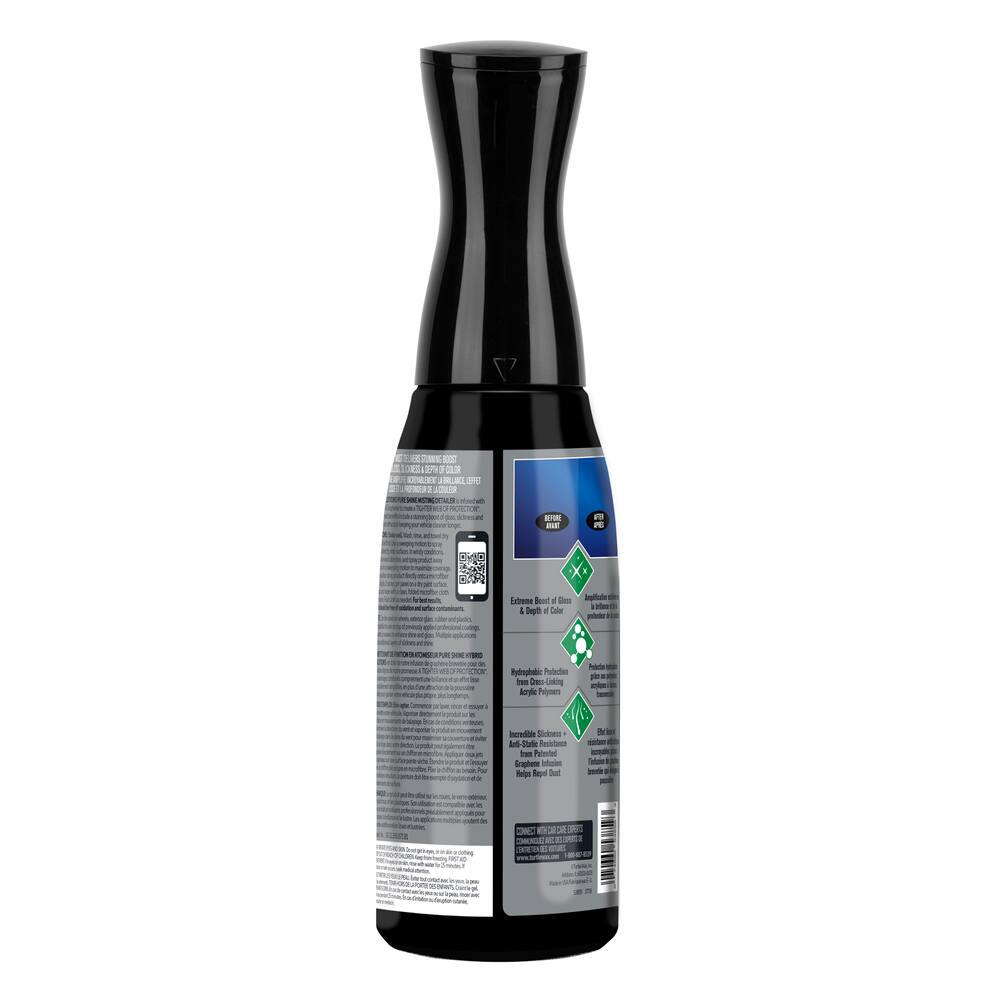 Turtle Wax Hybrid Solutions Graphene Pure Shine Misting Detailer for Auto Exterior Surface, 473 mL