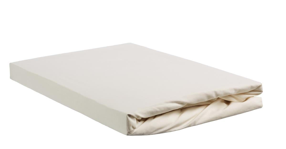 Ambiante splittopper hoeslaken AMBIANTE Jersey TDS - 160x200/210 cm - gebroken wit