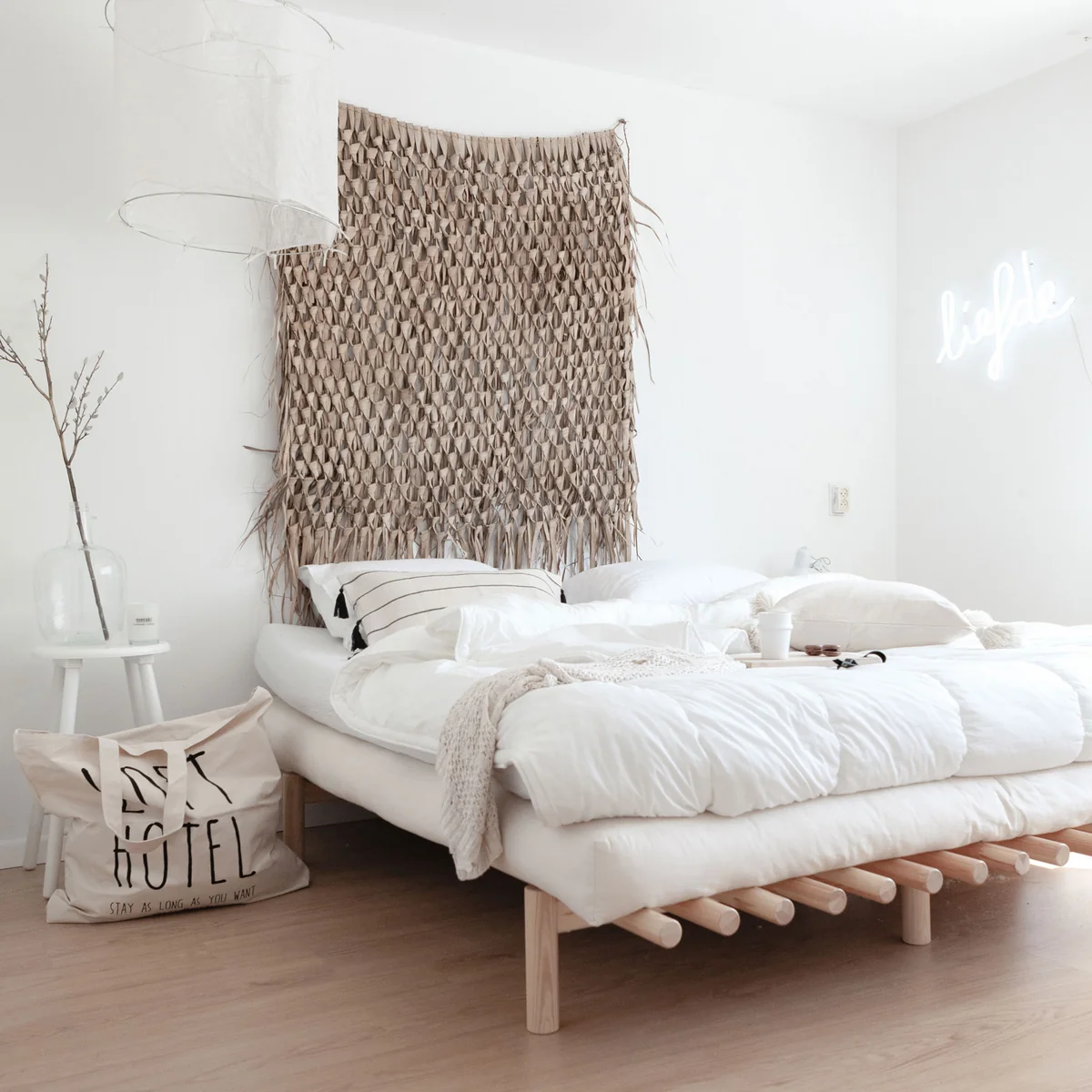 Karup - Pace Bett, 140 x 200 cm, Natur