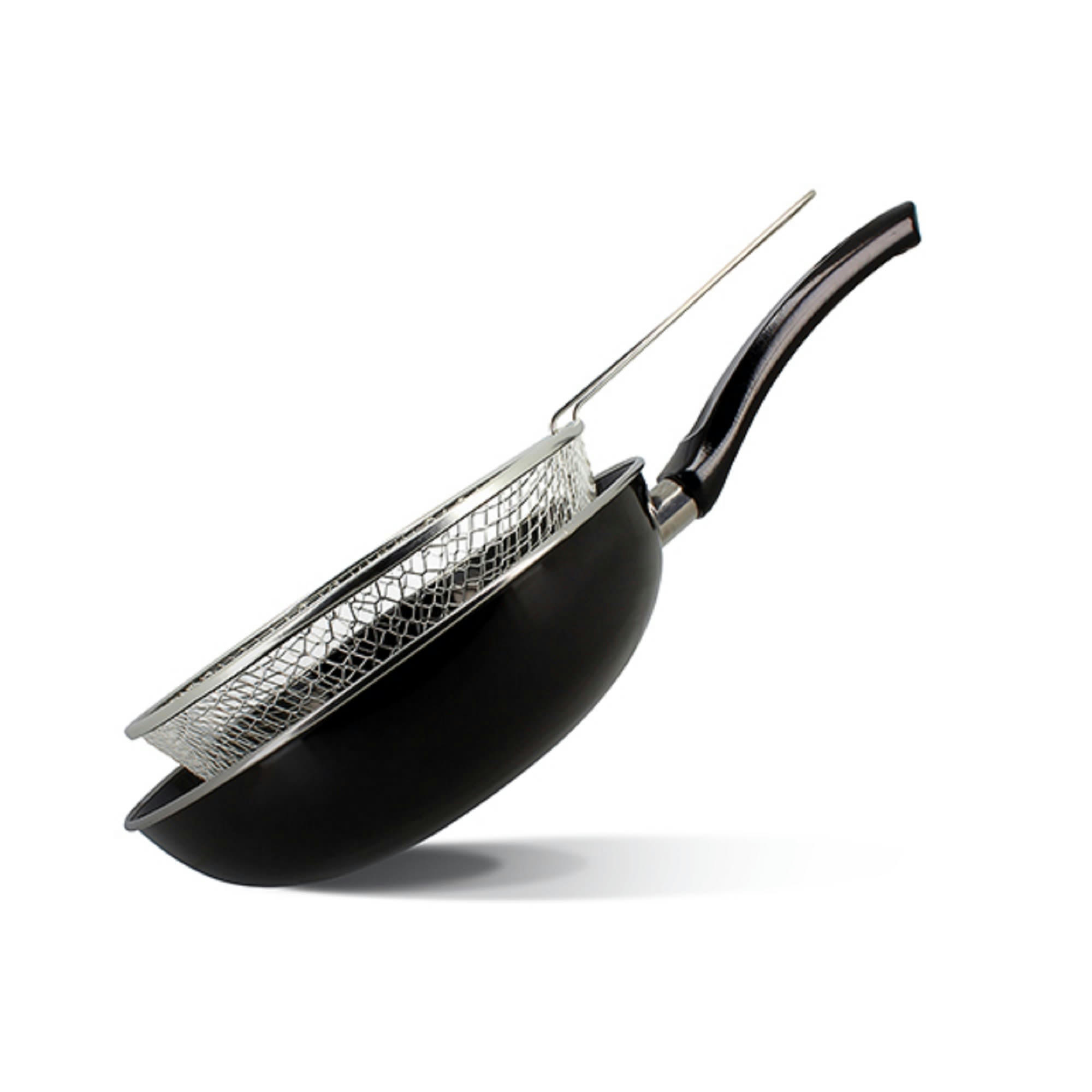 - Poêle à frire émaillée noire Ø26cm