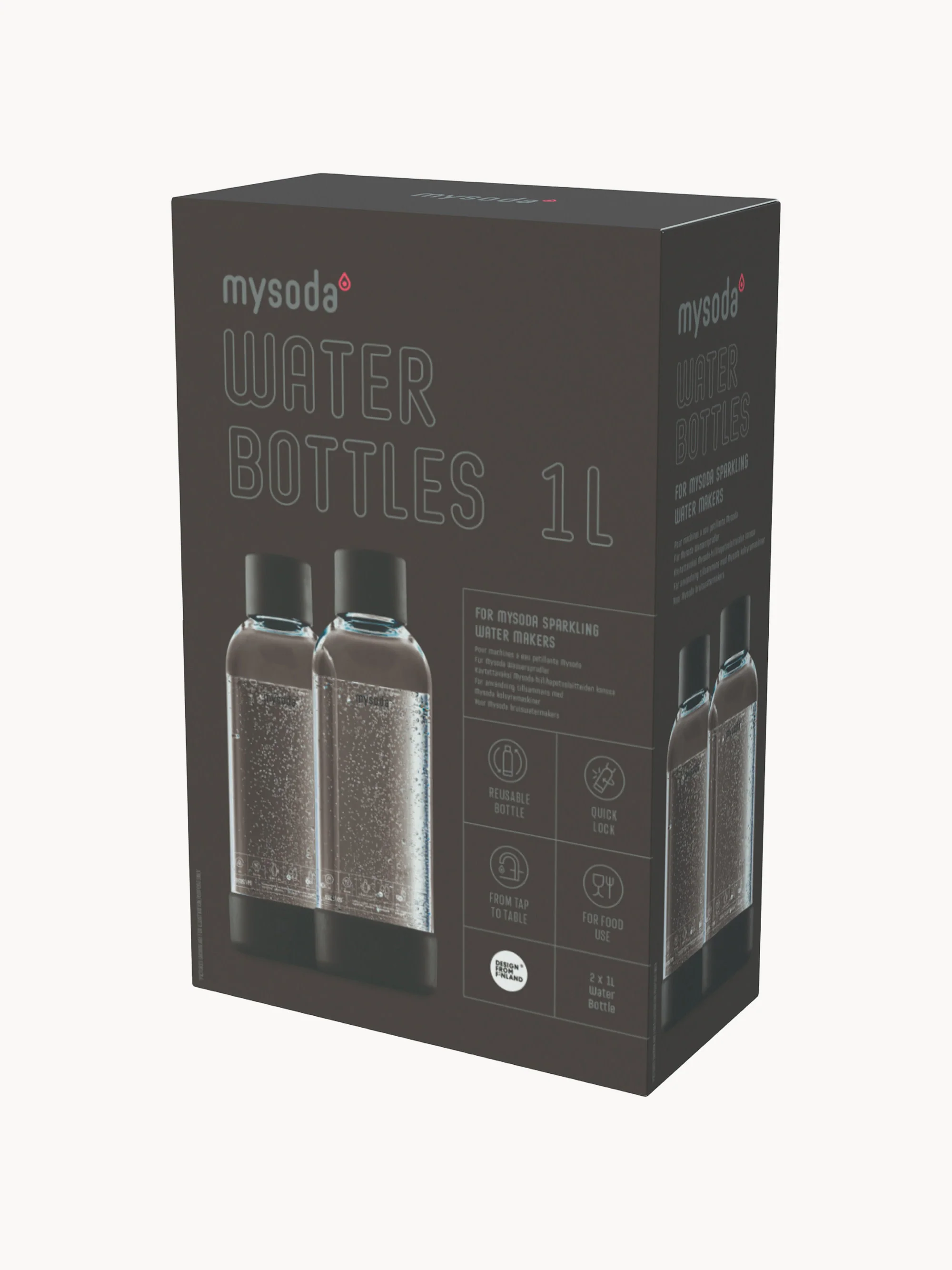 Wasserflaschen Basic, 2er-Set