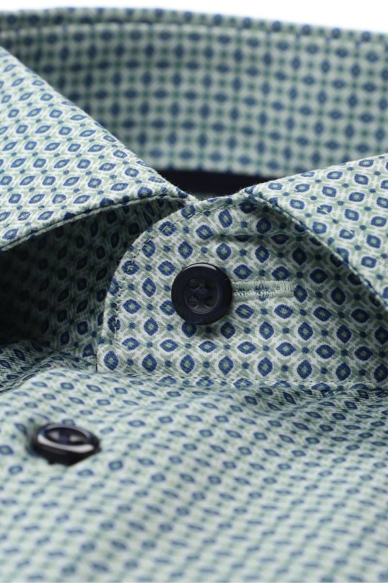 ETERNA Comfort Fit Hemd hellgrün, Bedruckt