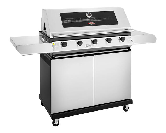 BeefEater 1200 Series - 5 Burner Stainless Steel BBQ With Side Burner