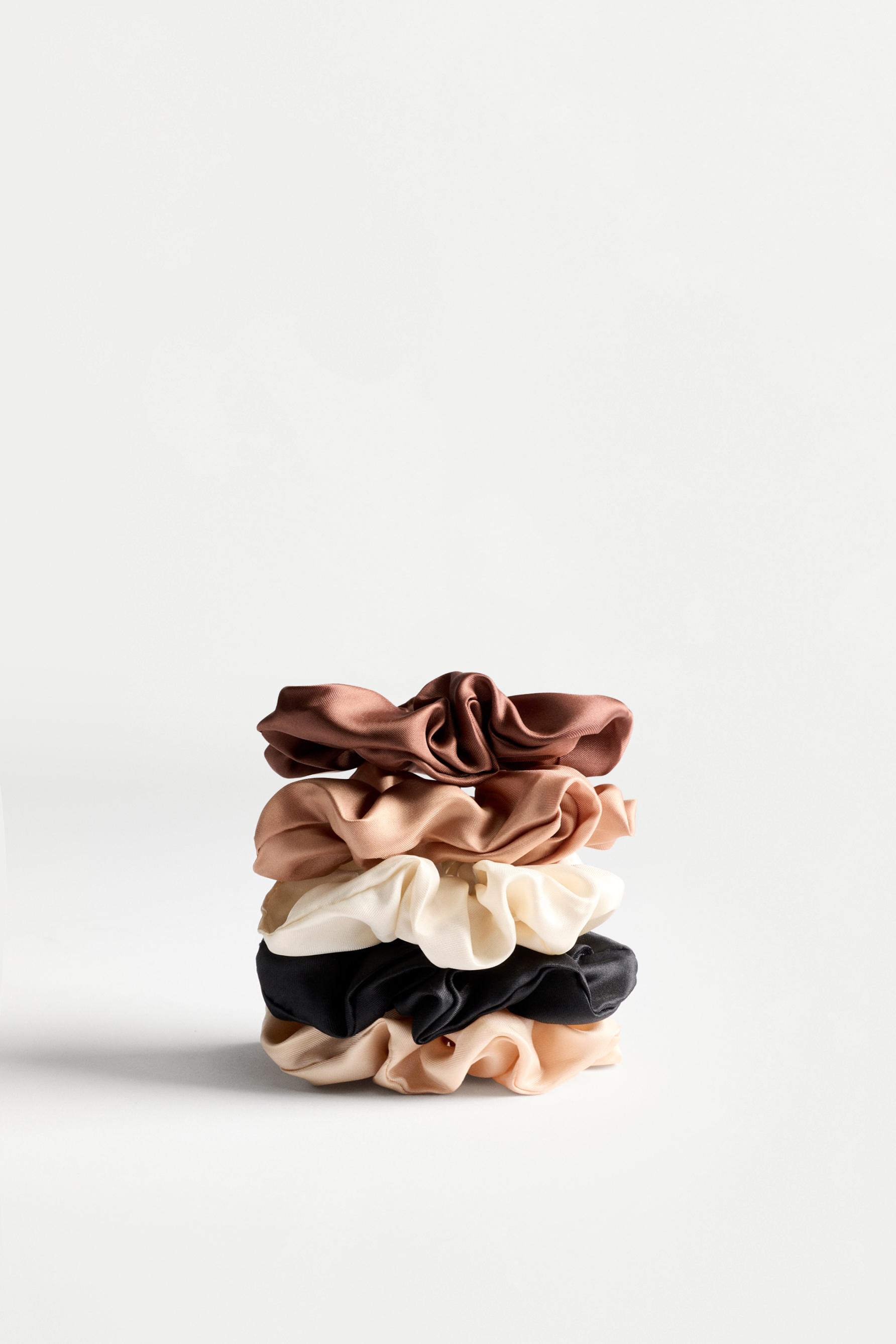 Scrunchies satinados (Pack 5)