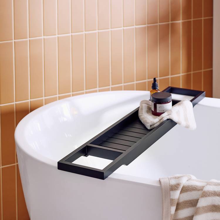 Habitat Bamboo Bath Bridge - Black