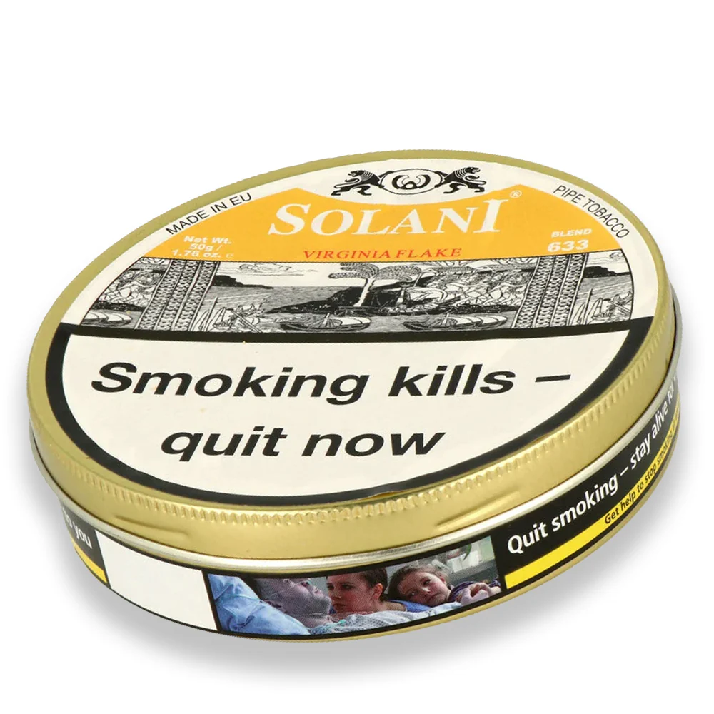 Solani Virginia Flake Blend 633 Pipe Tobacco 50g Tin