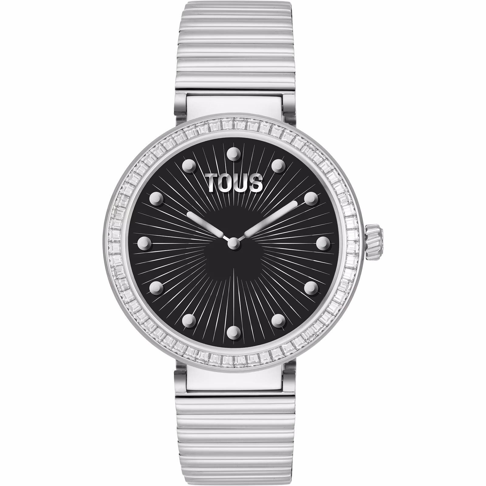 Reloj smartwatch con brazalete de acero y zirconias S-CONNECT