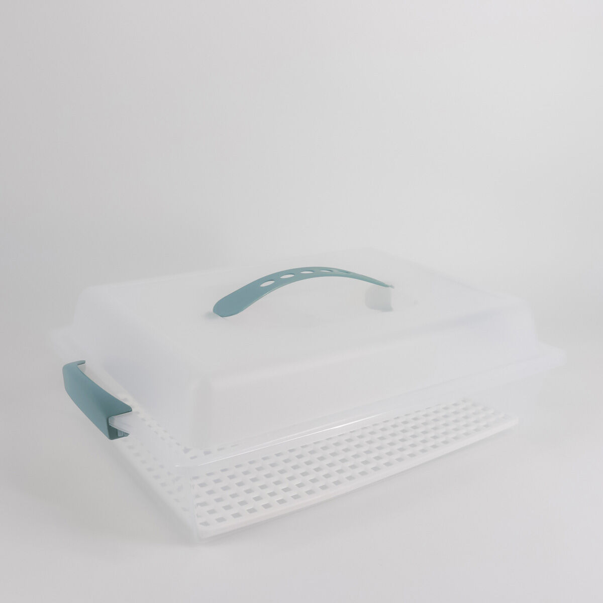 Boleira retangular azul stone