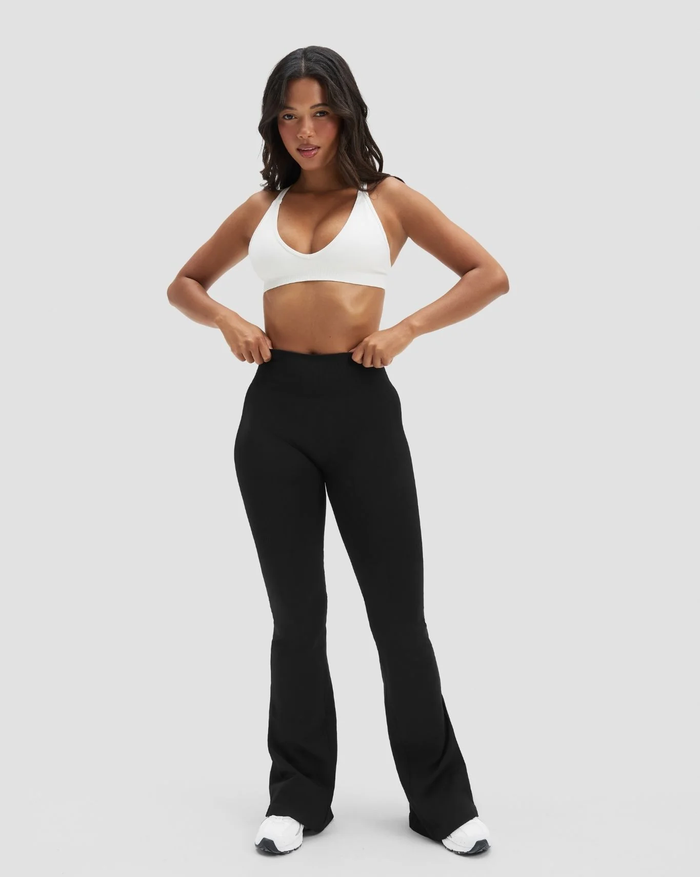 Elevate™ Sculpting High Waist Scrunch Flare | Night Black
