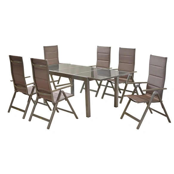 Gartenmöbelset »Taviano«, 6 Sitzplätze, Aluminium/Textil