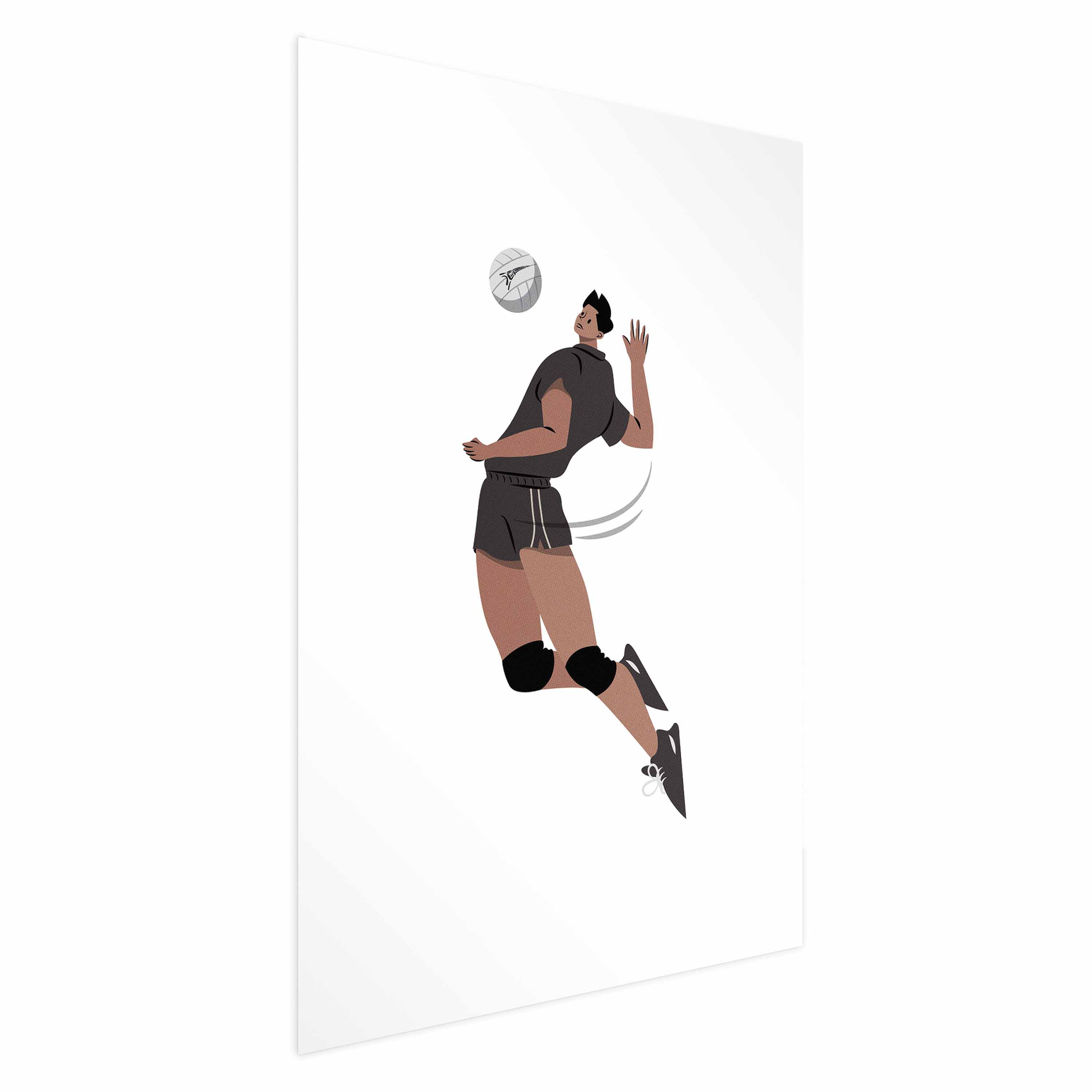 Plakat Siatkarz 21x30 cm