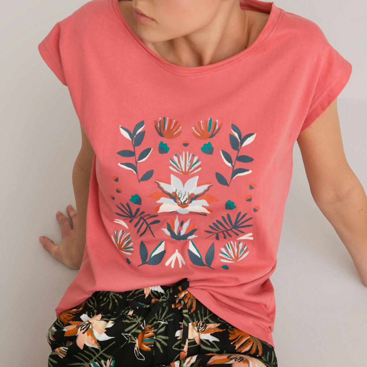 Pyjama imprimé fleurs