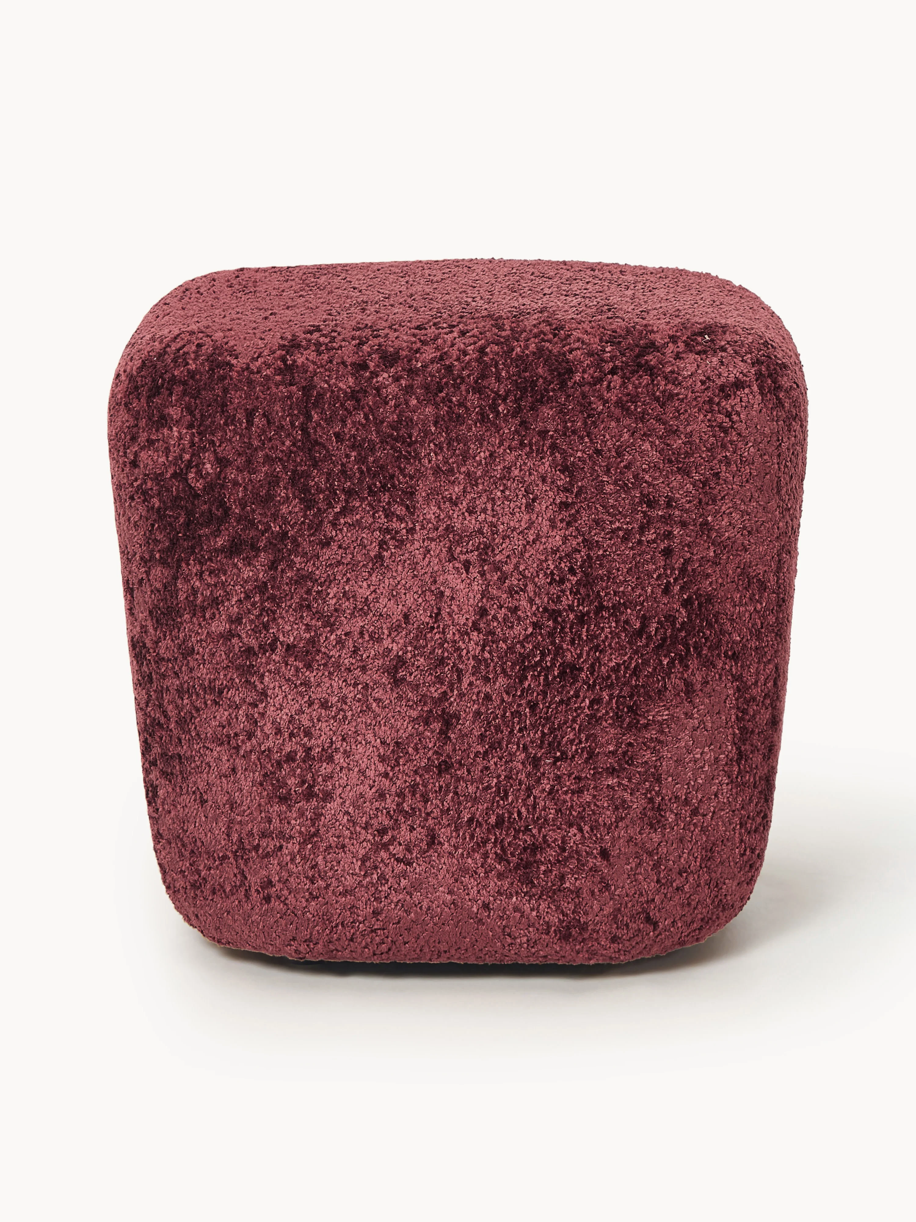 Hohe Ottomane Wolke aus Teddy-Bouclé