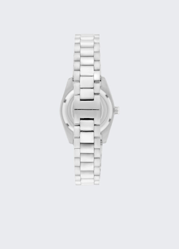 Orologio in acciaio con brill