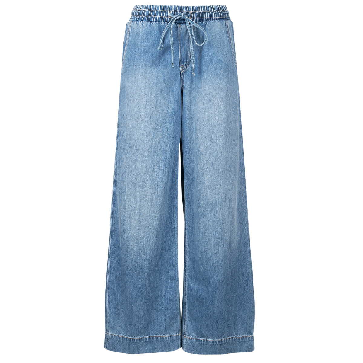 Vero Moda - VMALLISON MR WIDE JEANS - Blue