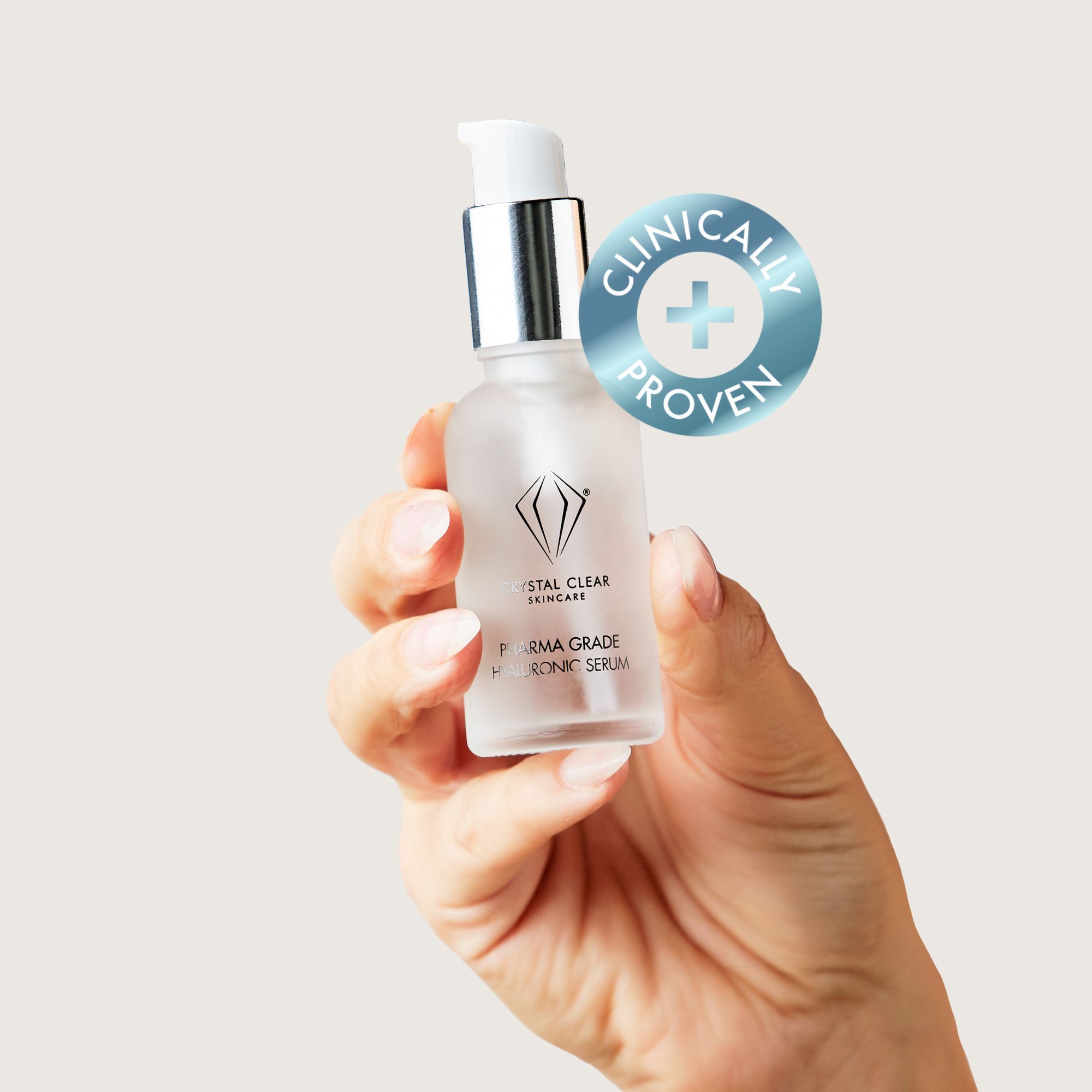 Crystal Clear Skincare Pharma Grade Hyaluronic Serum