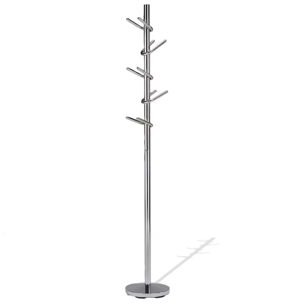 U-hook Chrome Coat Rack