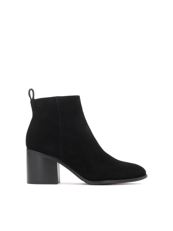 Timeless black suede boots