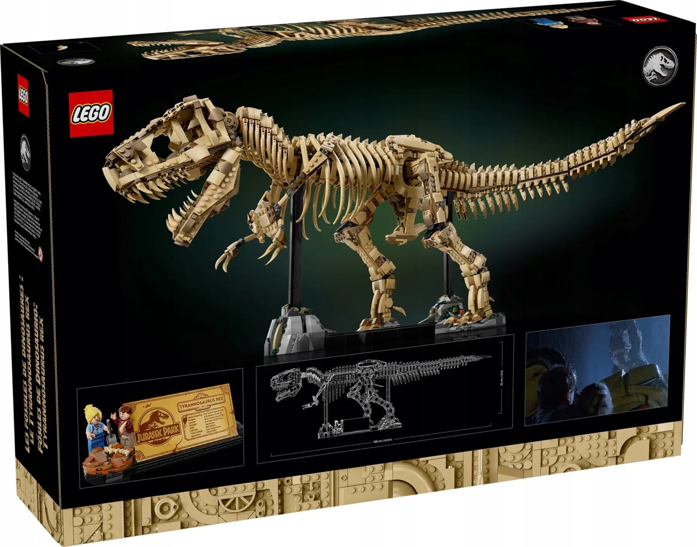 LEGO 76968 Jurassic World - Szkielety dinozaurów, Tyranozaur