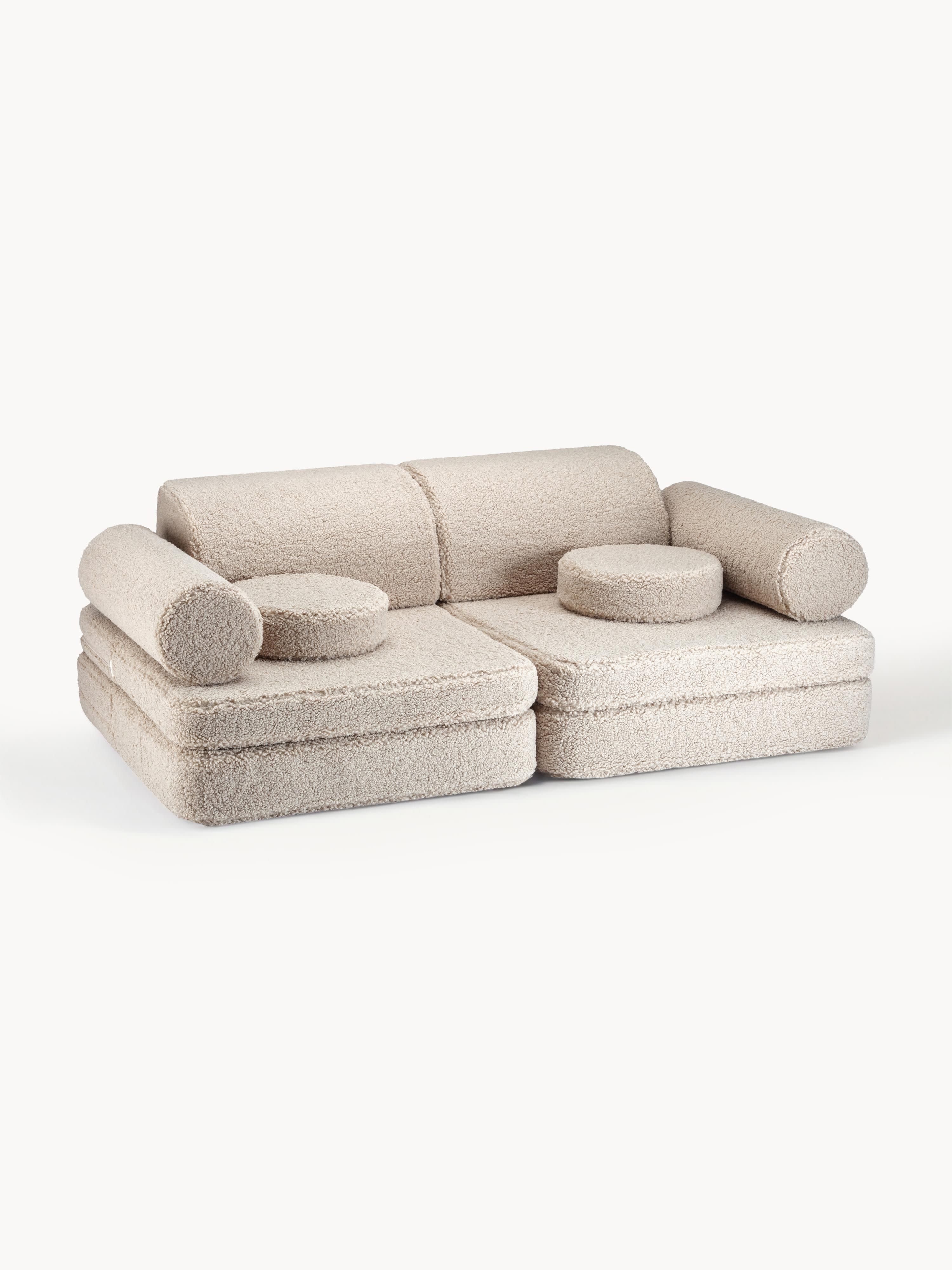 Modulares Teddy-Spielsofa Sugar, handgefertigt
