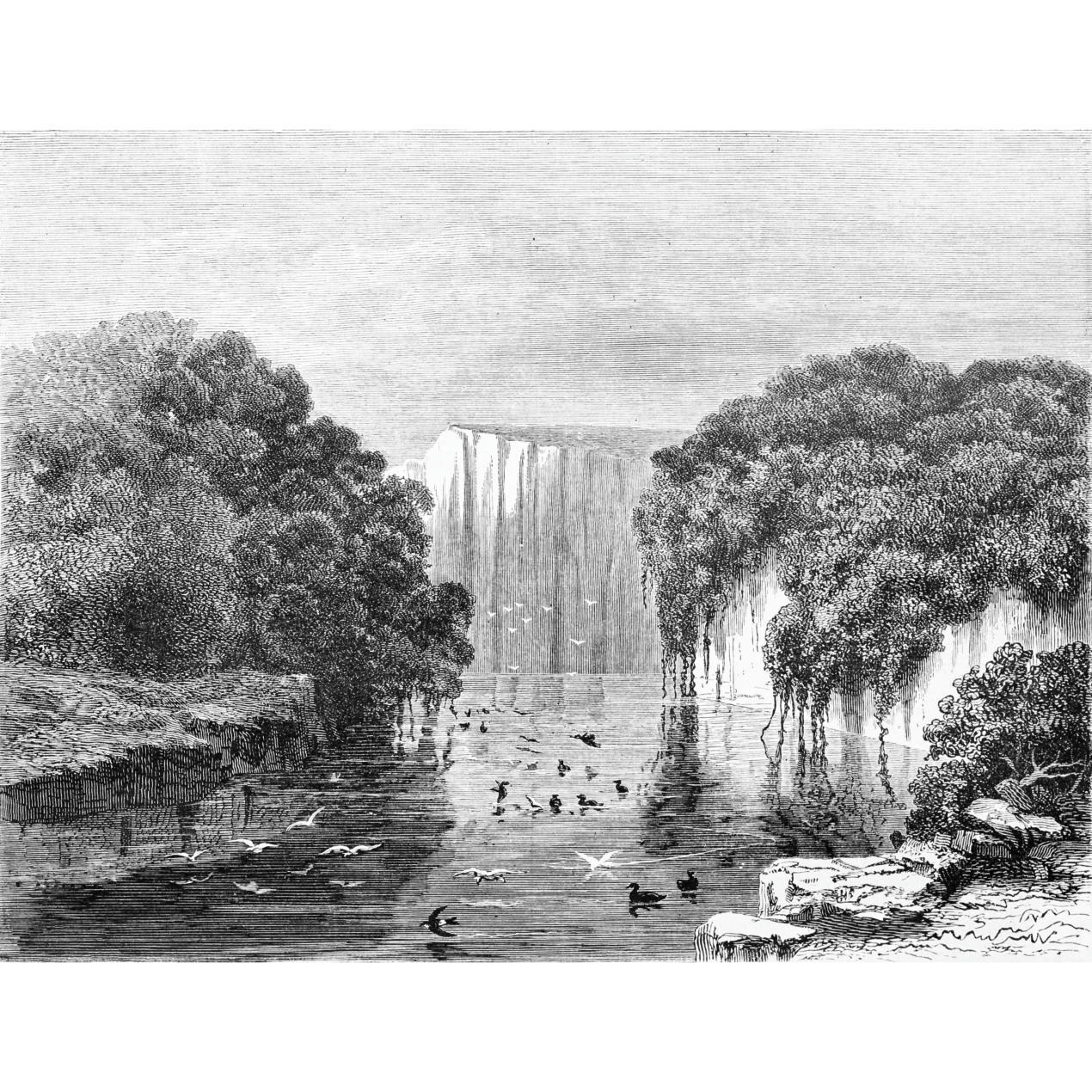 - Papier peint panoramique gravure Pérou 390x270cm