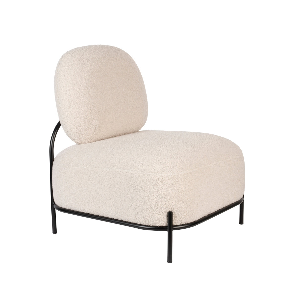 Puur - Tamara fauteuil teddy - ivoor