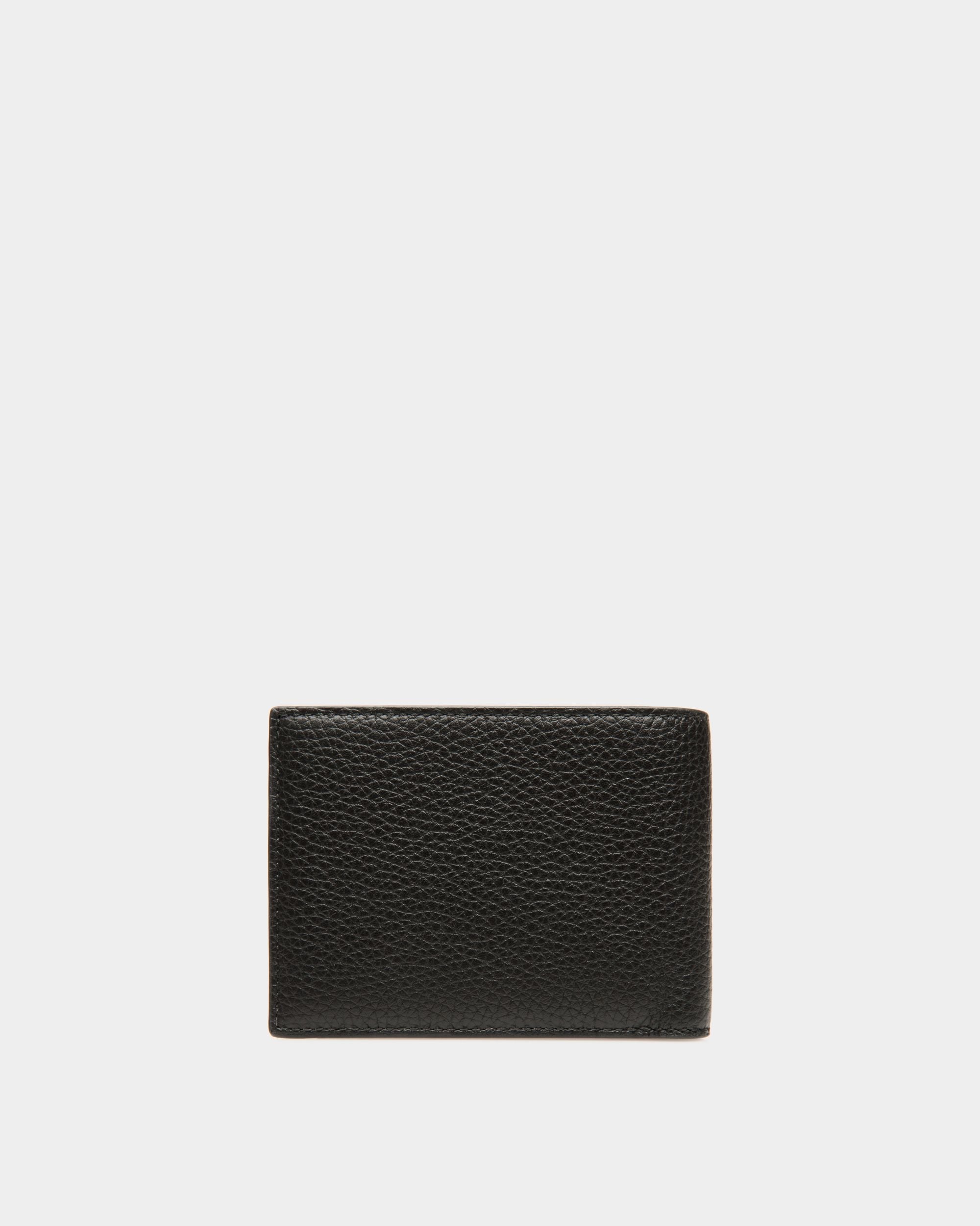 Ribbon zweiteilige Brieftasche aus Leder in Schwarz