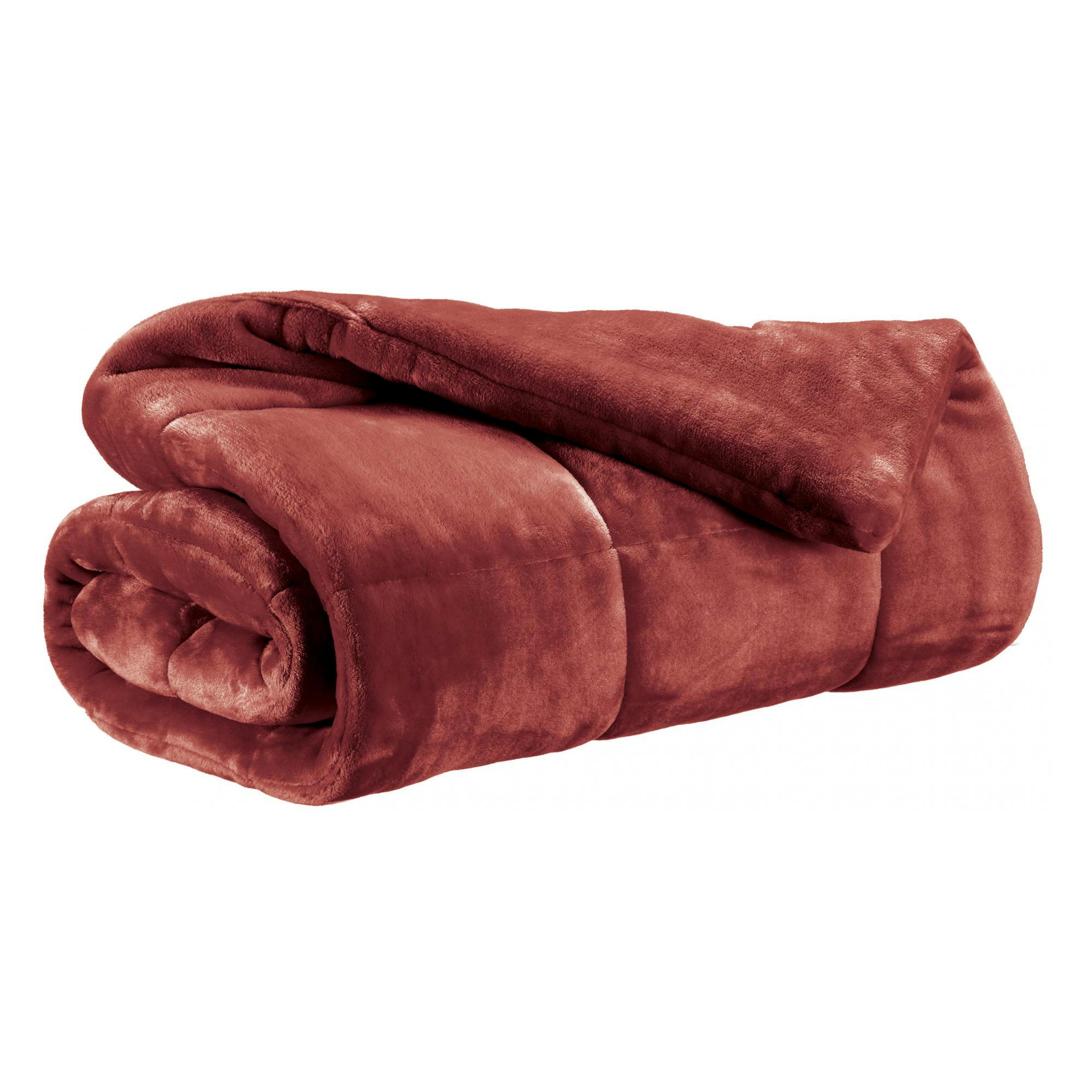 BETENDER - Plaid BeTender en polyester geranium 130 x 180