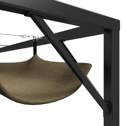 NNEVL Garden Gazebo with Retractable Roof 3x3 m Taupe 180 g/m&sup2;