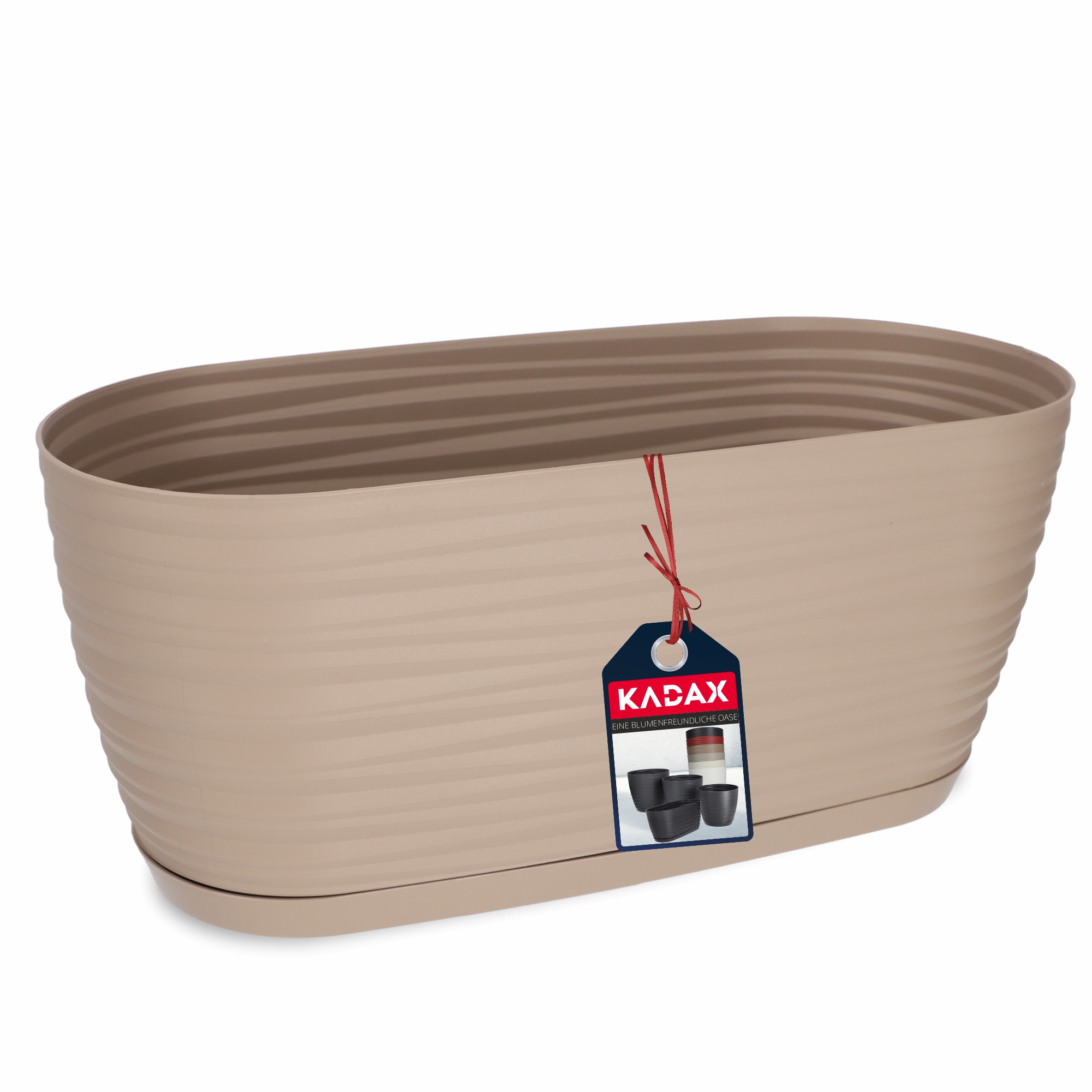 Doniczka Osłonka z Podstawką Donica Kolory 27cm