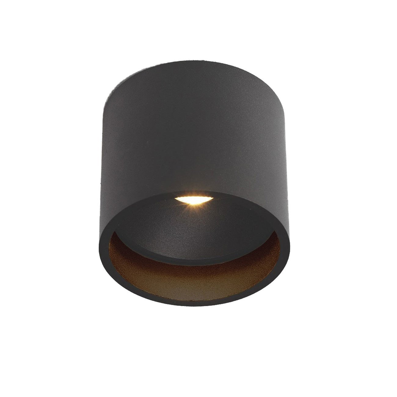 Artdelight plafondlamp Orleans - 1 lichts - 11 x 10  cm - zwart
