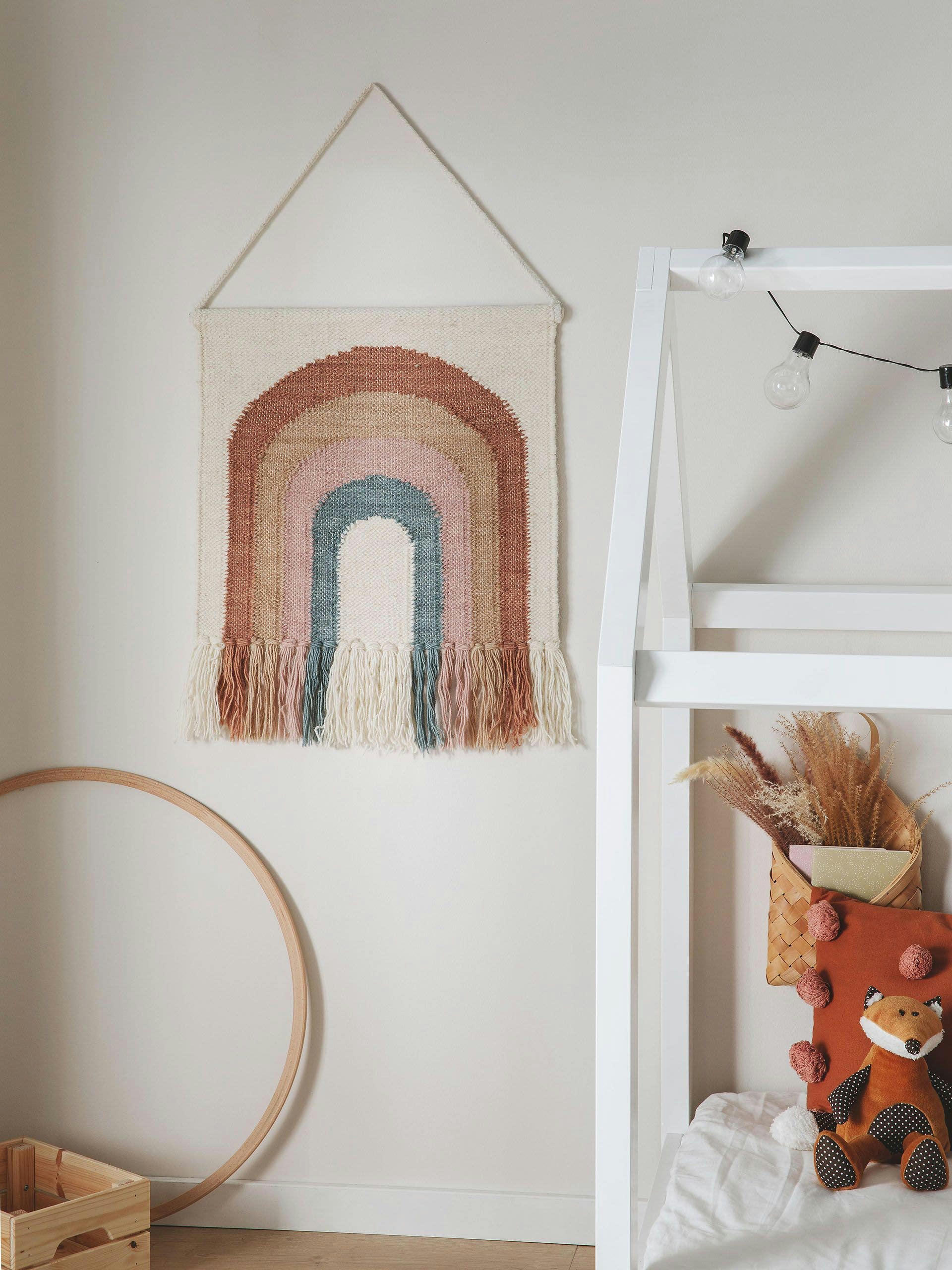 RAINBOW - Déco de mur multicouleur 50x50