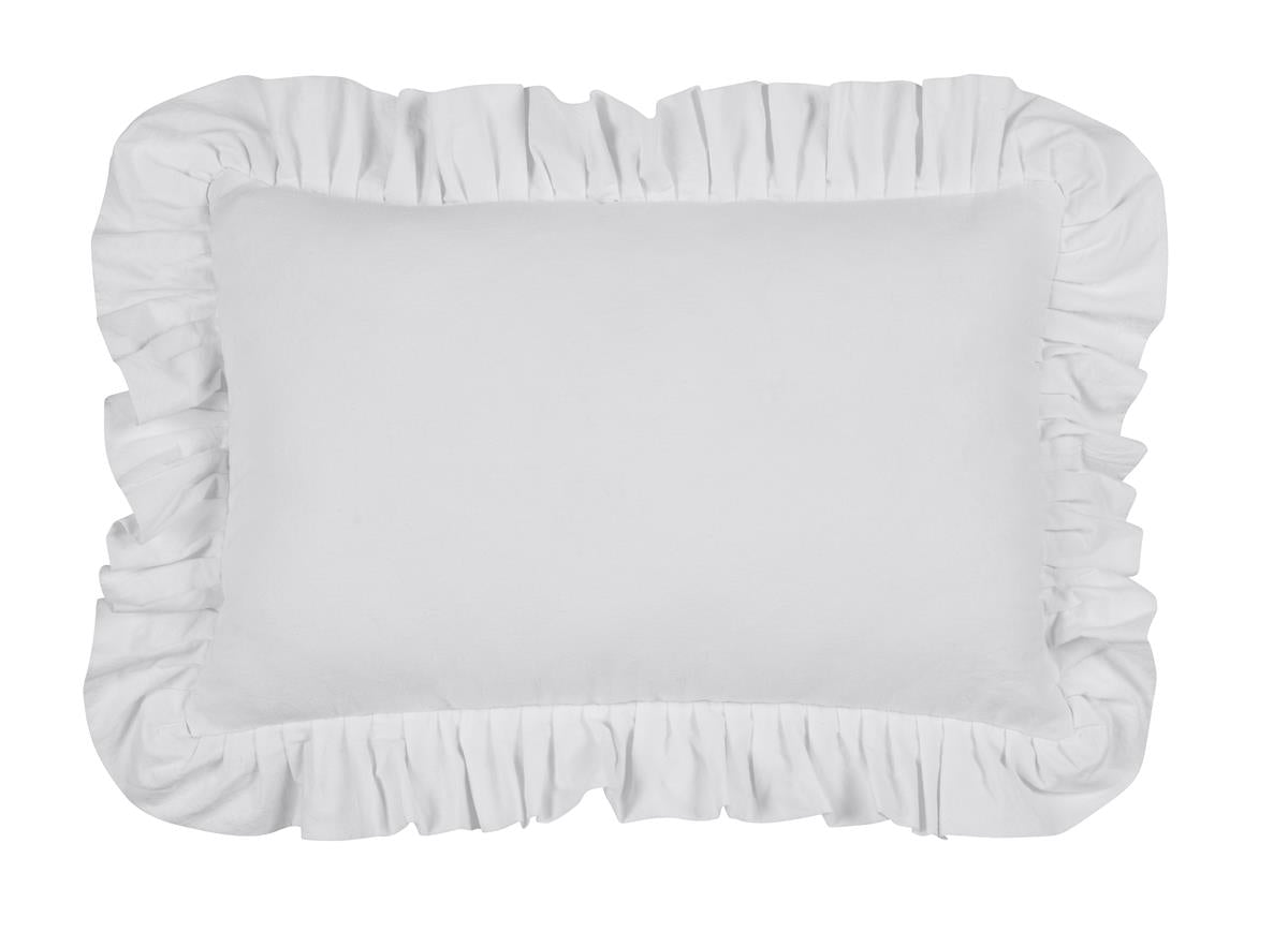 KAAT Amsterdam decoratiekussen Faby - 40x60 cm - wit