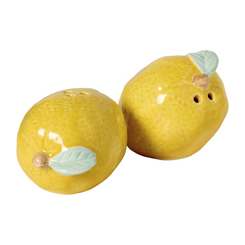 Zoutvaatje citroen - geel - 6x5.5x5.3 cm