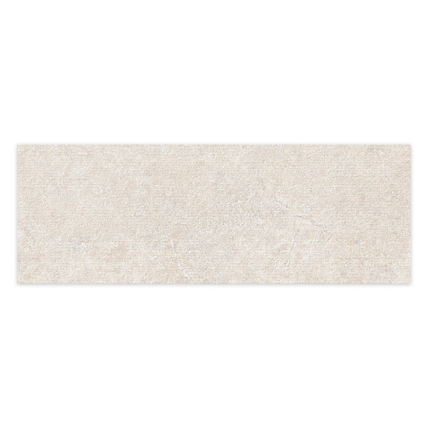 Carrelage effet Pierre 3D Beige Coquille Granula 100x33,3x0,86 cm Torvane - Mur intérieur (vendu par carton de 2 m²) - RO'MA CARRE