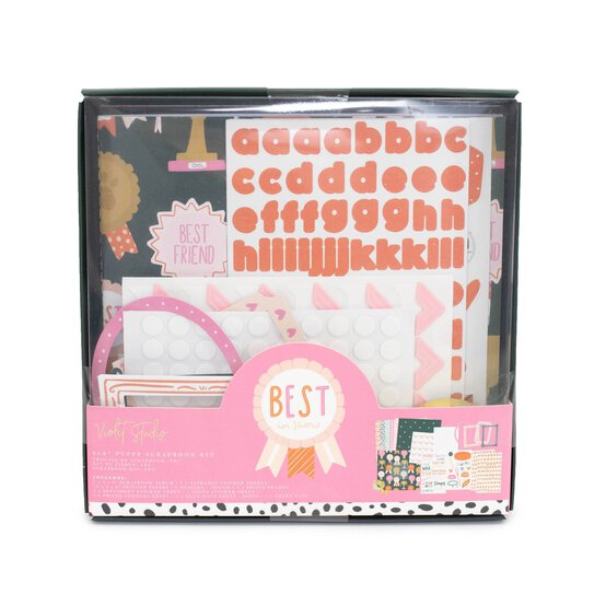 Violet Studio Best in Show Puppy Scrapbook Kit 6 x 6 Inches