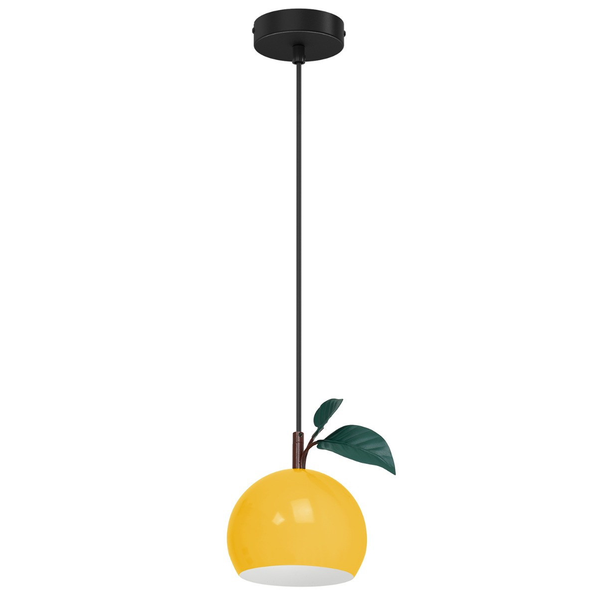Lampa wisząca żółto-czarna-zielona Apple 1xE27x15W Luminex