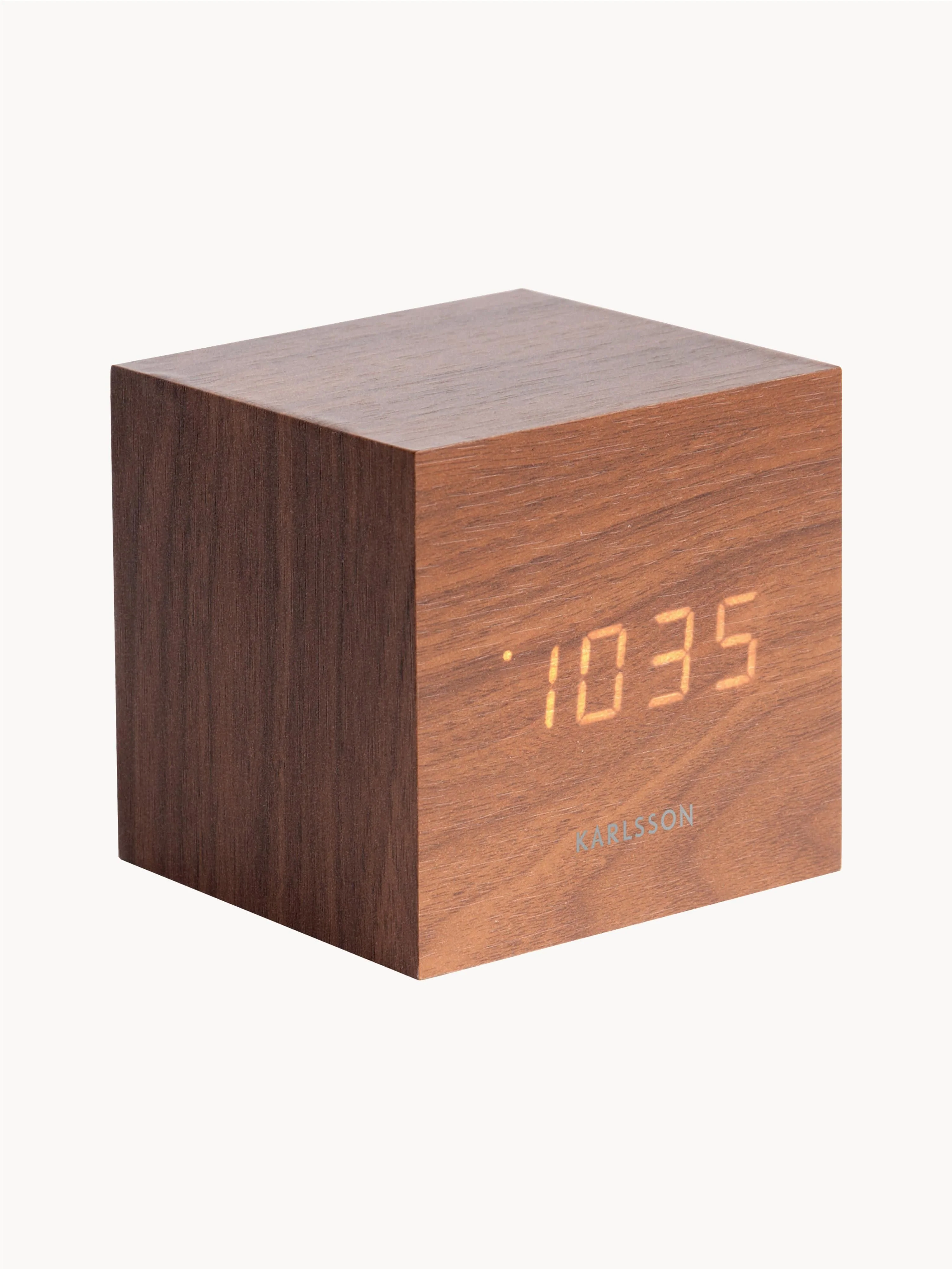 LED-Wecker Cube mit USB-Anschluss