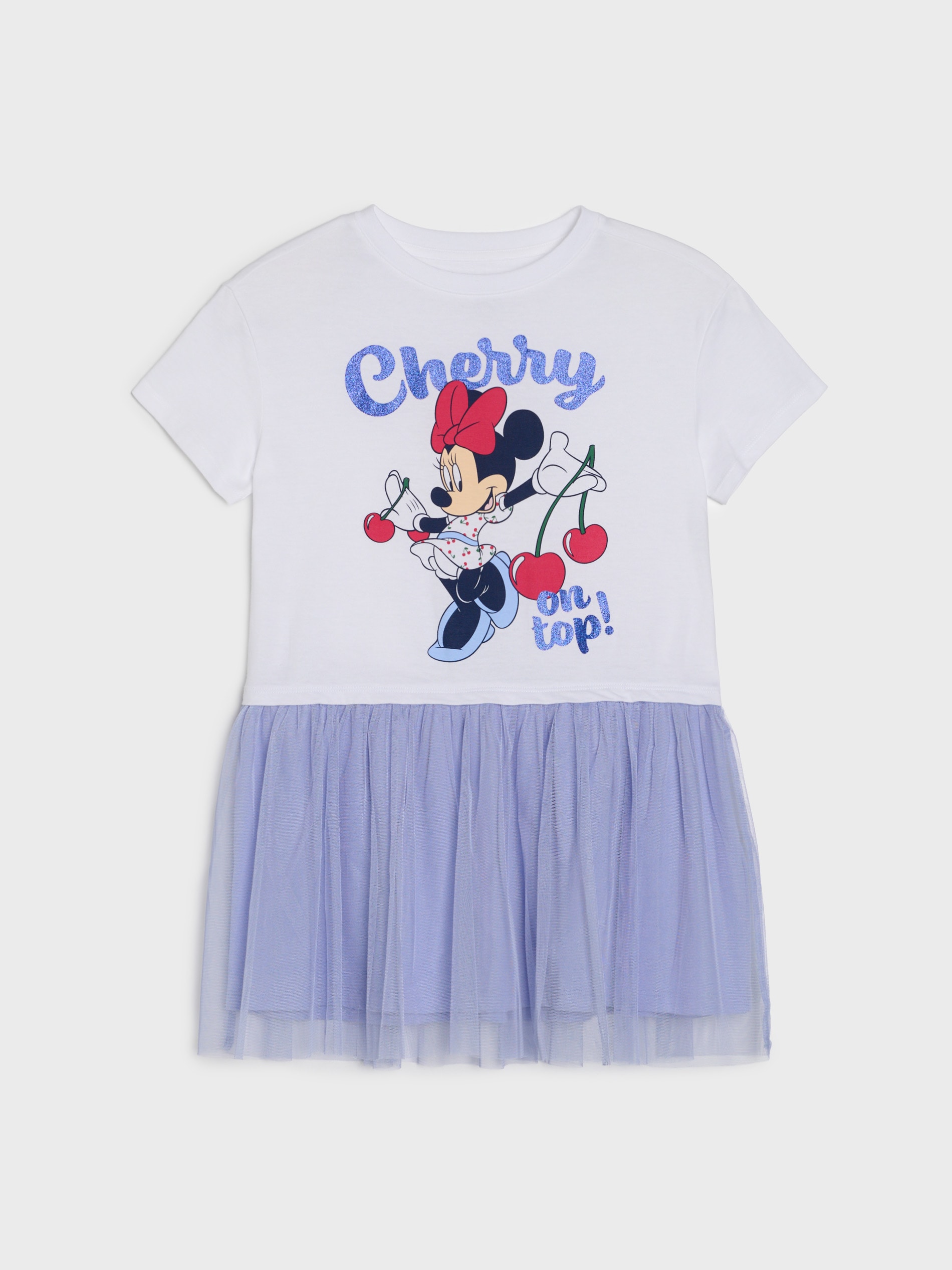 Sukienka mini z tiulowym dołem Minnie Mouse